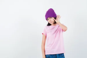 Girls Pink Vibe Top